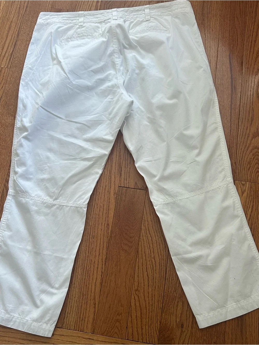 Lauren Ralph Lauren Cotton White Pants Size 18W Classic Plus Size Trouser EUC - Picture 3 of 13